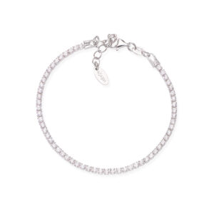 Bracciale Tennis Zirconi Bianchi, Collezione Tennis - BTBB16