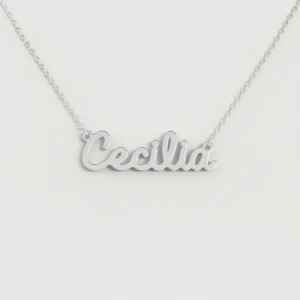 collana nome cecilia