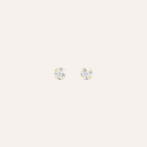 Orecchini Stroili Lobo Punto Luce Bon Ton Oro Giallo Cubic Zirconia - 1401116
